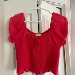 Altar’d State Size M fushia cropped blouse